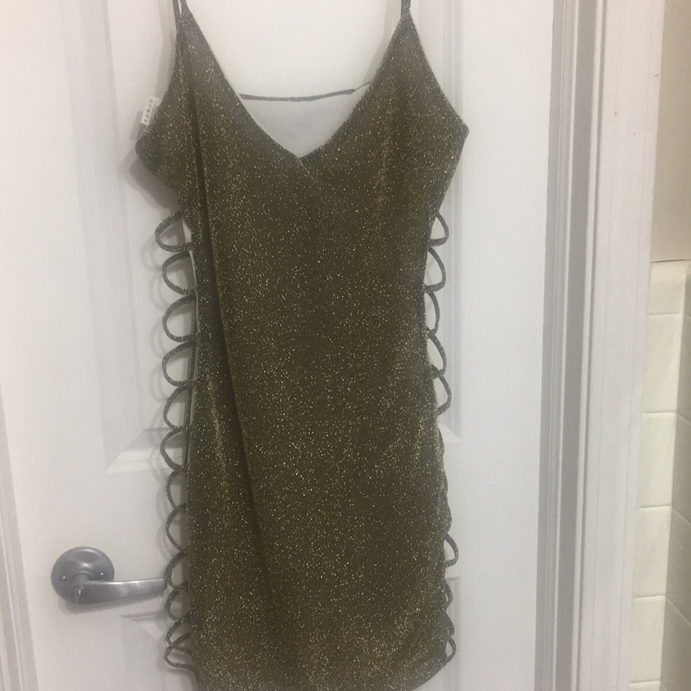 Gold sparkle Dress